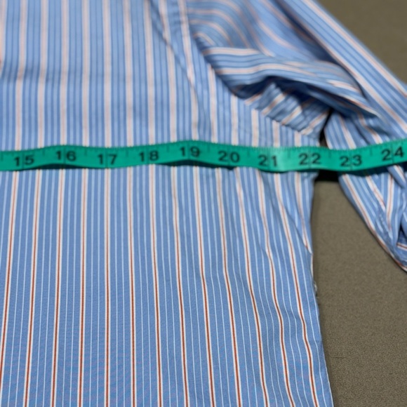 Polo by Ralph Lauren Blue Striped Button Down Shirt - Picture 5 of 6